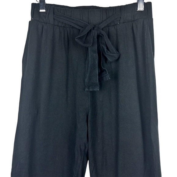 Zara Women’s Casual Lightweight‎ Joggers Black  Size Medium Drawstring Flowy - Picture 2 of 8